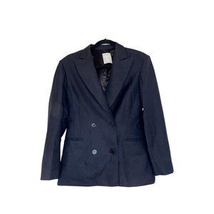 Sandro Double Breasted Black Blazer | Size 36